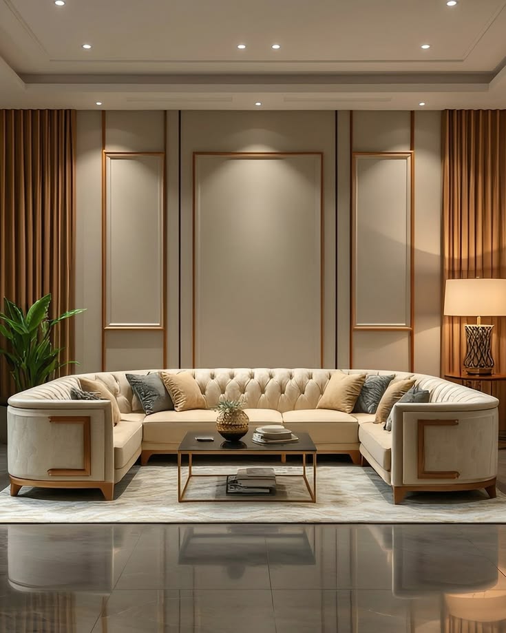 Elegant living room furniture